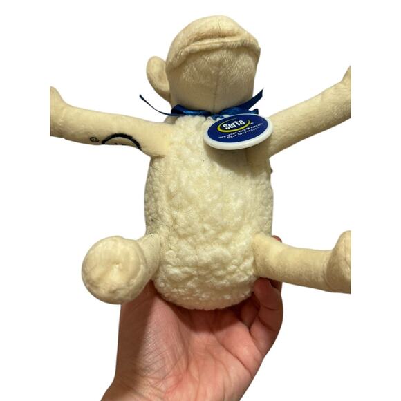 Vintage 2000 Serta Counting Sheep Lamb 3/8 Stuffed Plush Curto Toy 7” - Picture 7 of 11